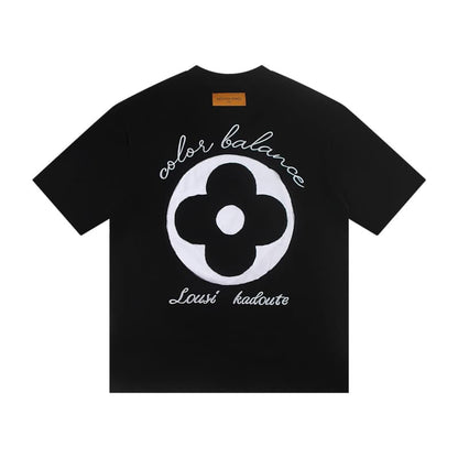 2025 Embroidered “Big Flower” T-Shirt
