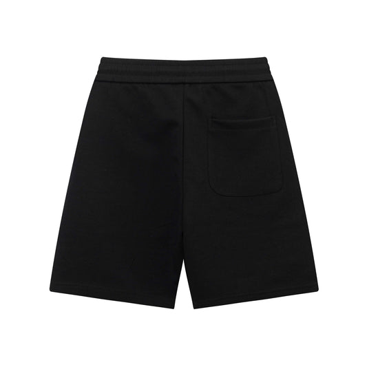 Multi-Letter Embroidery Shorts