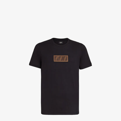 Camiseta con estampado marrón