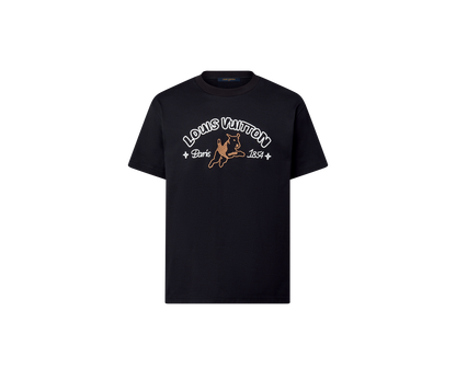Camiseta con estampado de ganado