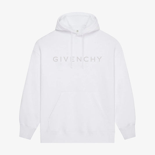 Sweat à capuche à imprimé réfléchissant
