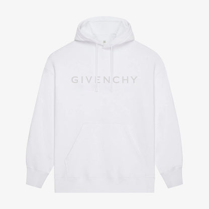 Sweat à capuche à imprimé réfléchissant