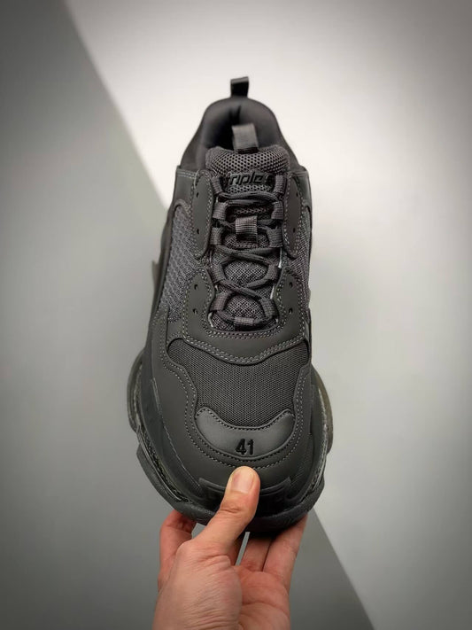 Black Height-Increasing Sneaker