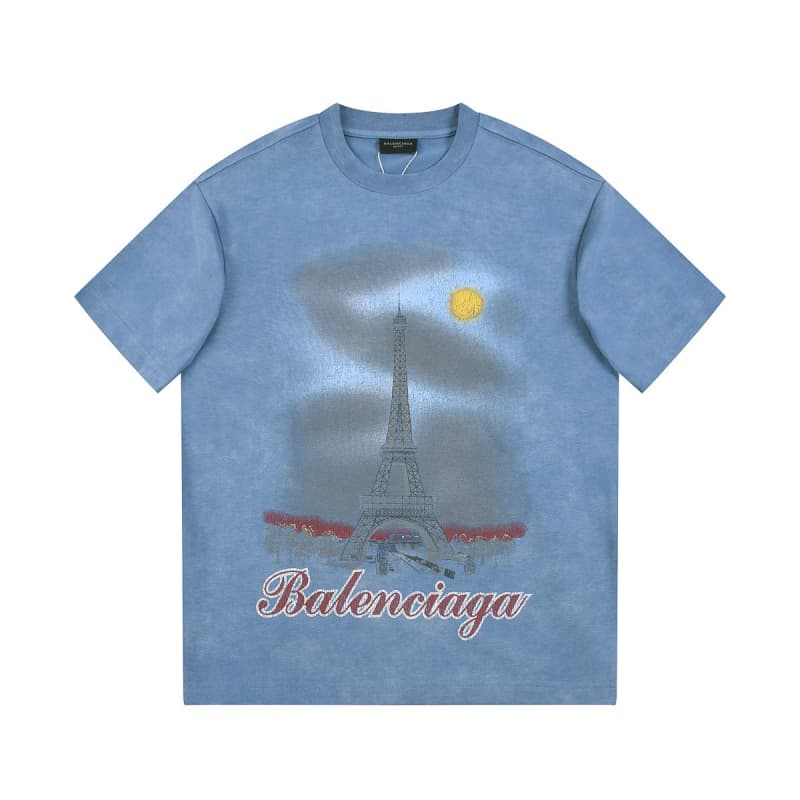 Night Tower Tie-Dye T-shirt