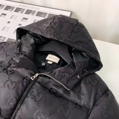 Chaqueta de plumas clásica con estampado integral