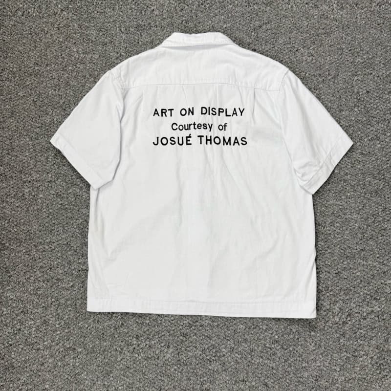 Camiseta vaquera blanca bordada 2025
