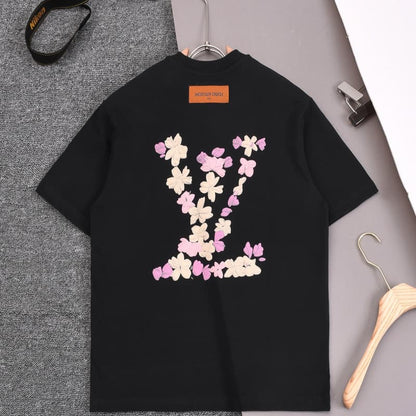 T-shirt à imprimé fleuri bouffant