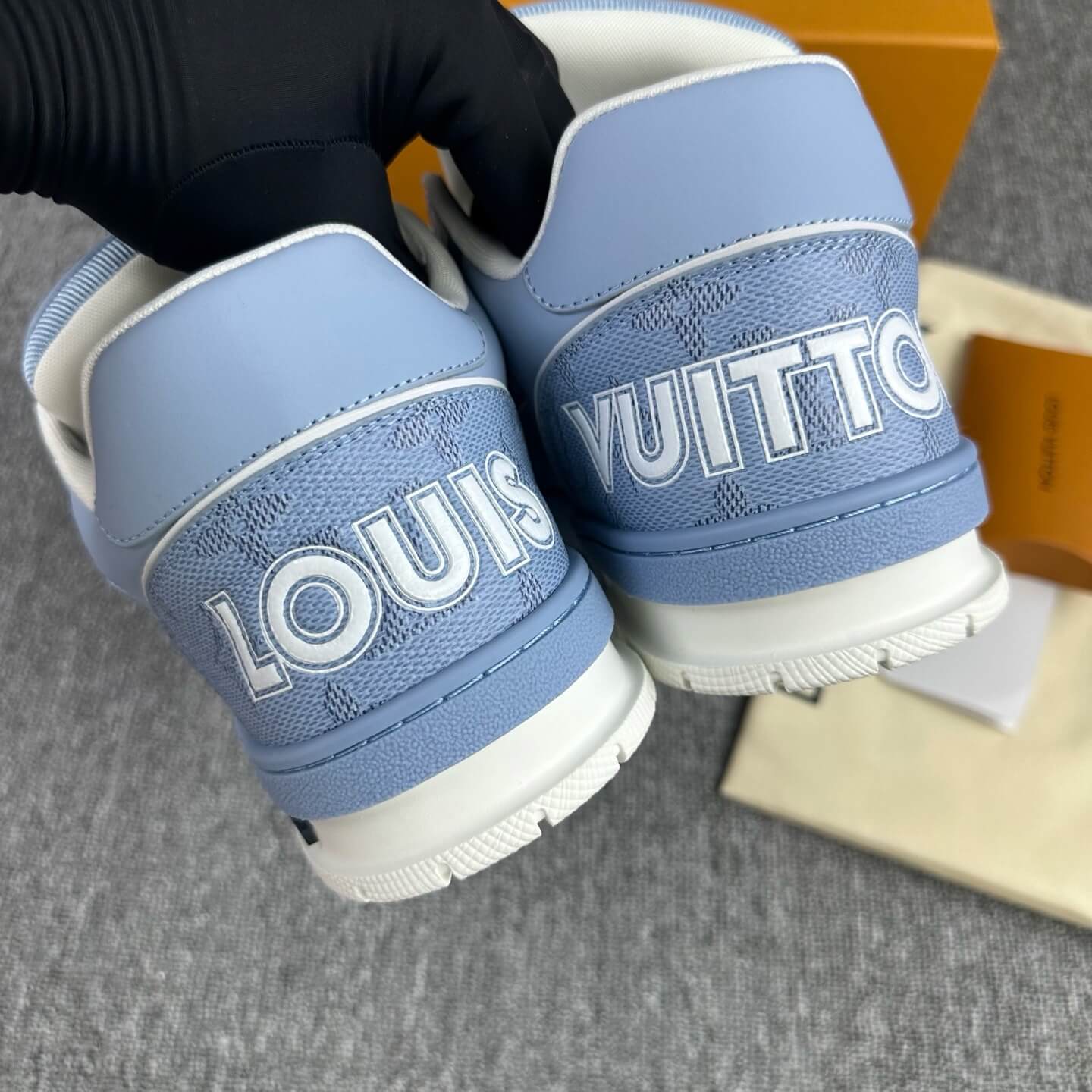 2025 New Blue Velcro Strap Sneakers