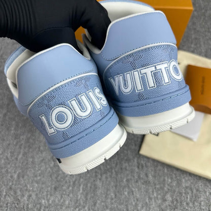 2025 New Blue Velcro Strap Sneakers