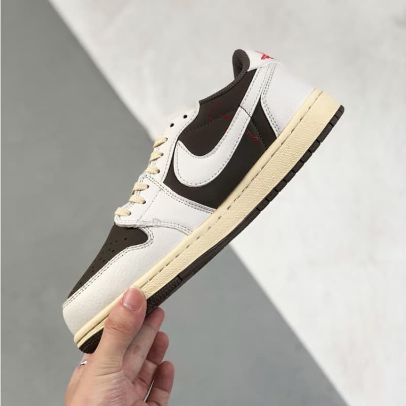 Zapatillas bajas con bloques de color blanco y marrón