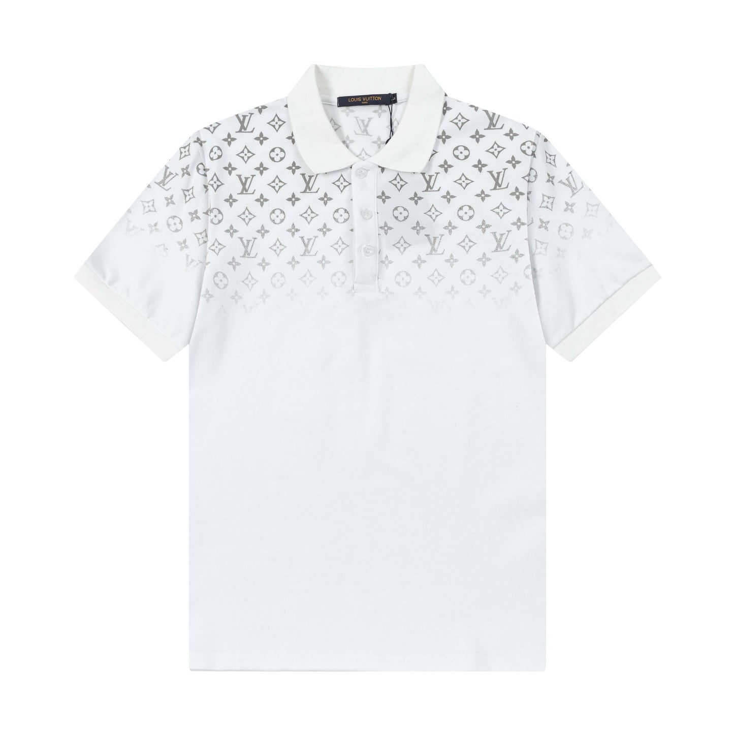Polo con estampado completo degradado