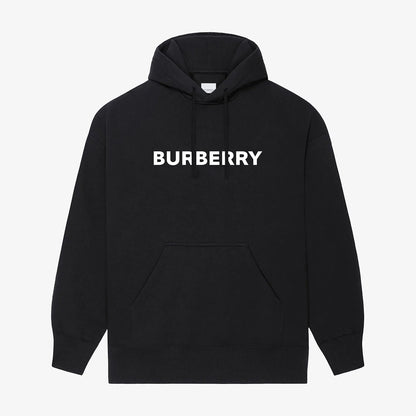 Sudadera con capucha y estampado de jersey de algodón