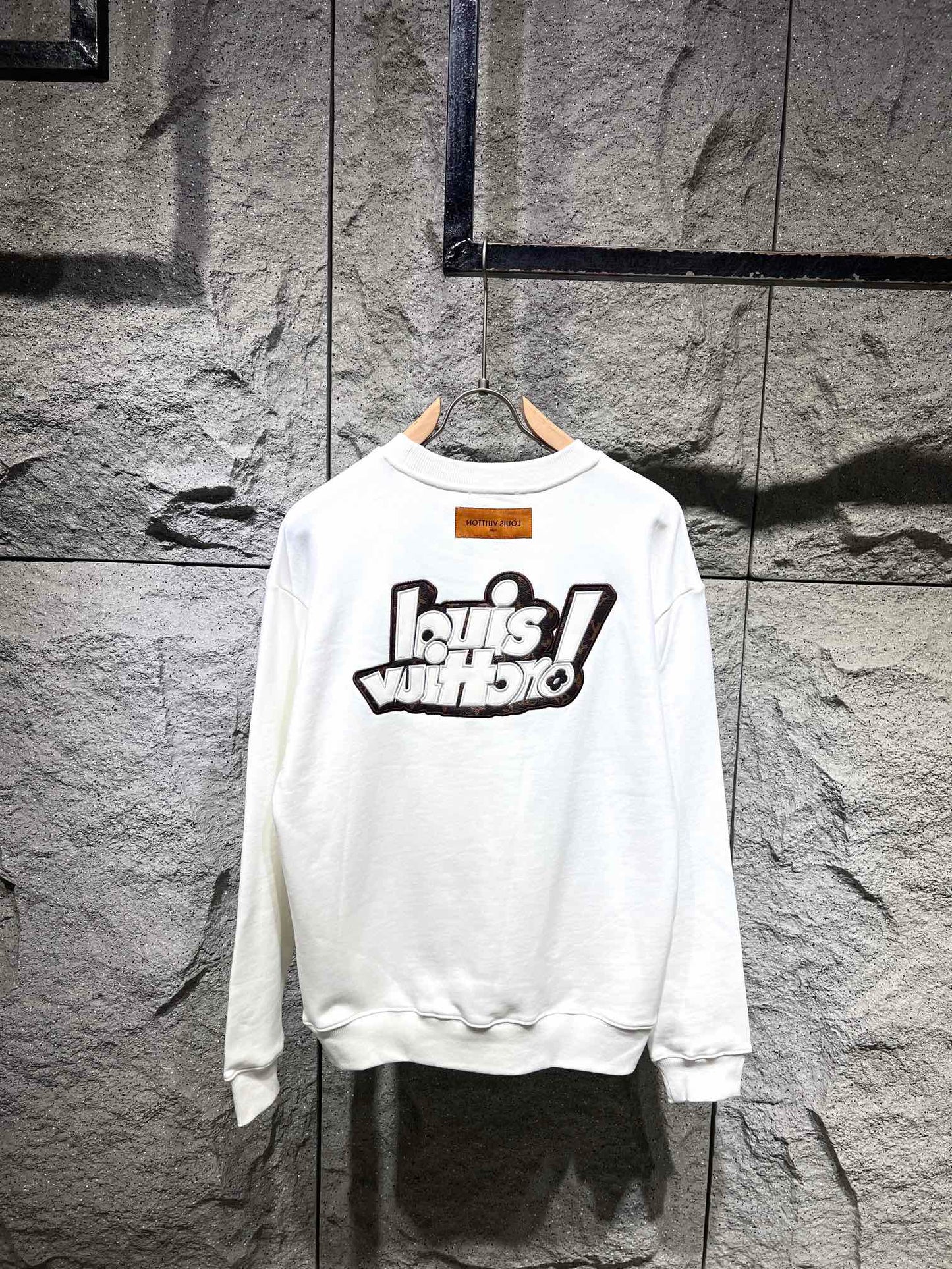 Sweat-shirt imprimé tendance devant et derrière