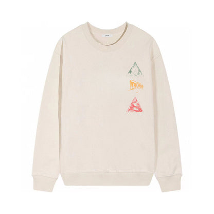 Sweat-shirt à imprimé triangulaire