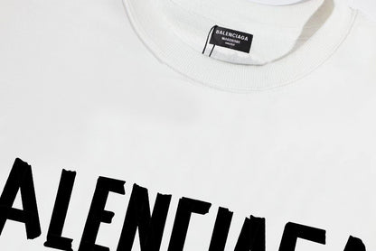 Sudadera con estampado de cinta adhesiva