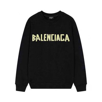 Sudadera con estampado de cinta adhesiva