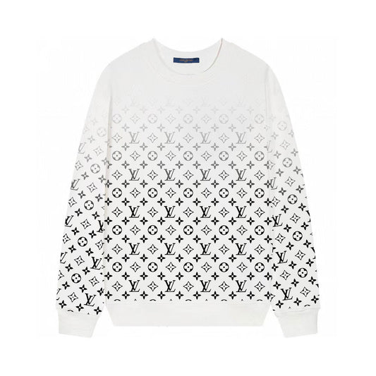 sweat-shirt à imprimé dégradé