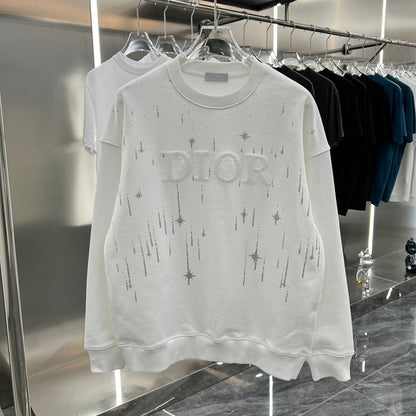 Sudadera con estampado de meteoritos que caen