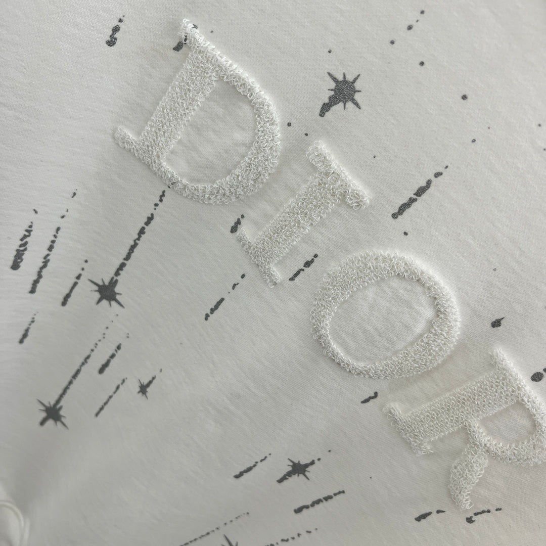 Sudadera con estampado de meteoritos que caen