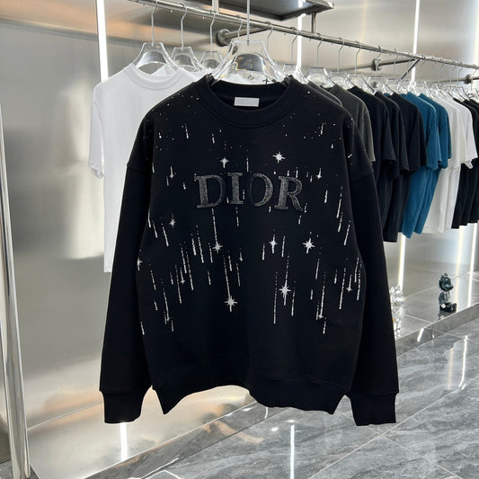 Sudadera con estampado de meteoritos que caen
