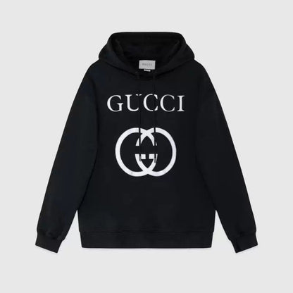 Sweat à capuche classique imprimé Double G