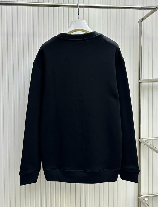 Sweat-shirt imprimé lettre violette