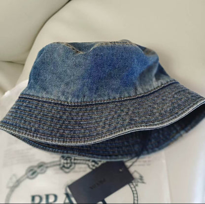 Sombrero de pescador de mezclilla con patrón clásico