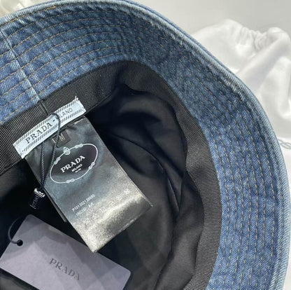 Sombrero de pescador de mezclilla con patrón clásico