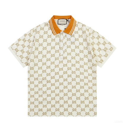 Polo clásico con estampado integral