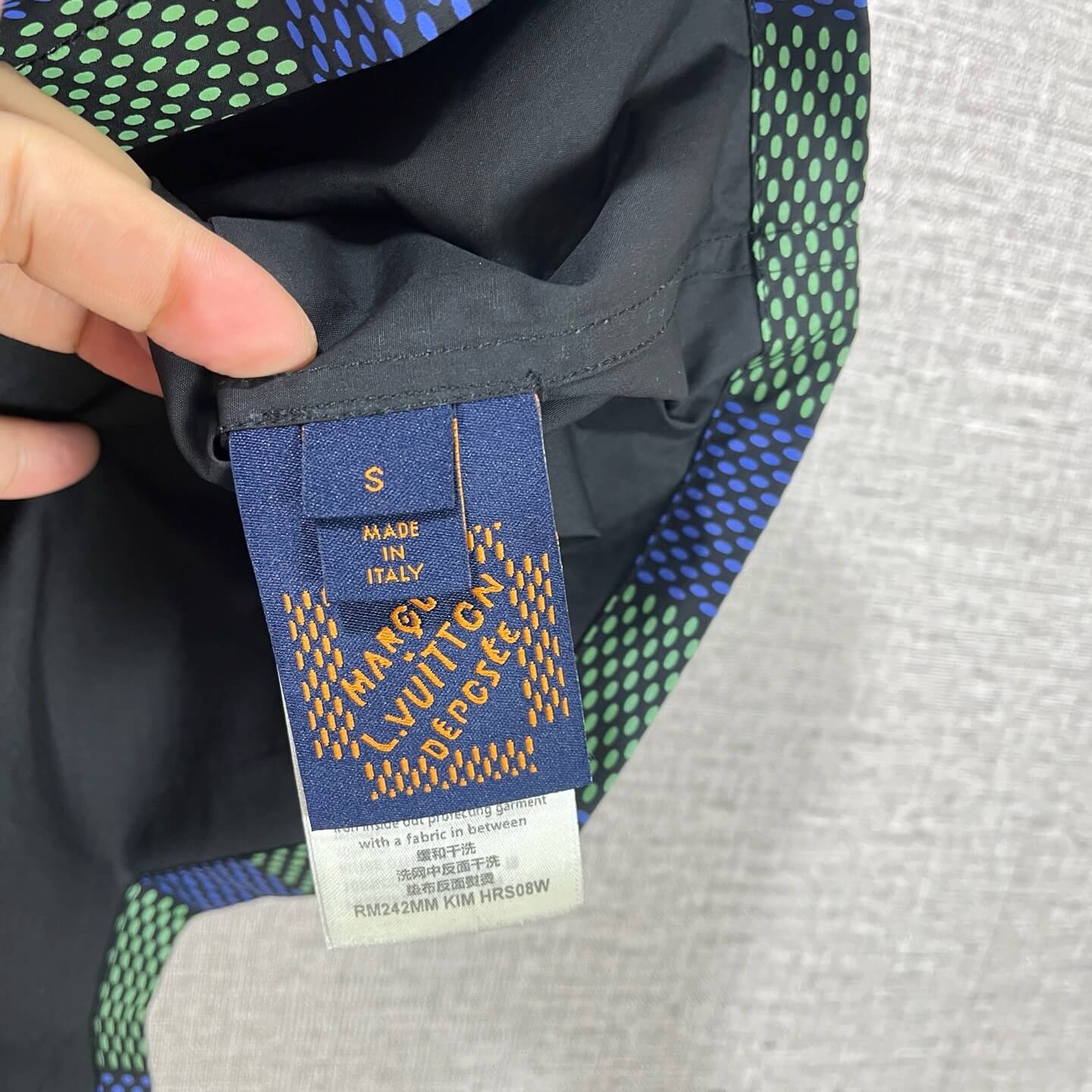 Chemise à manches courtes à imprimé intégral