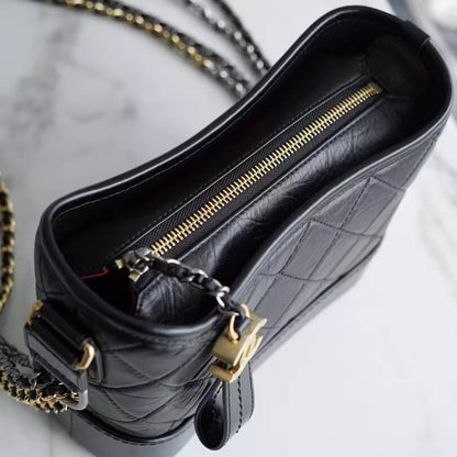 Bolso clásico con estampado acolchado de rombos