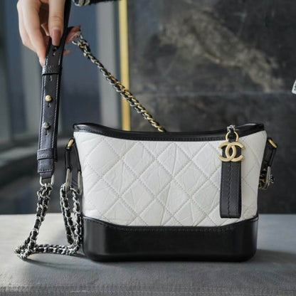 Bolso clásico con estampado acolchado de rombos