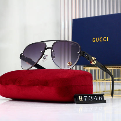 Gafas de sol de aviador con degradado