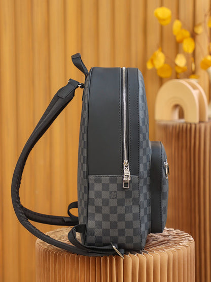 Sac à dos classique à damier