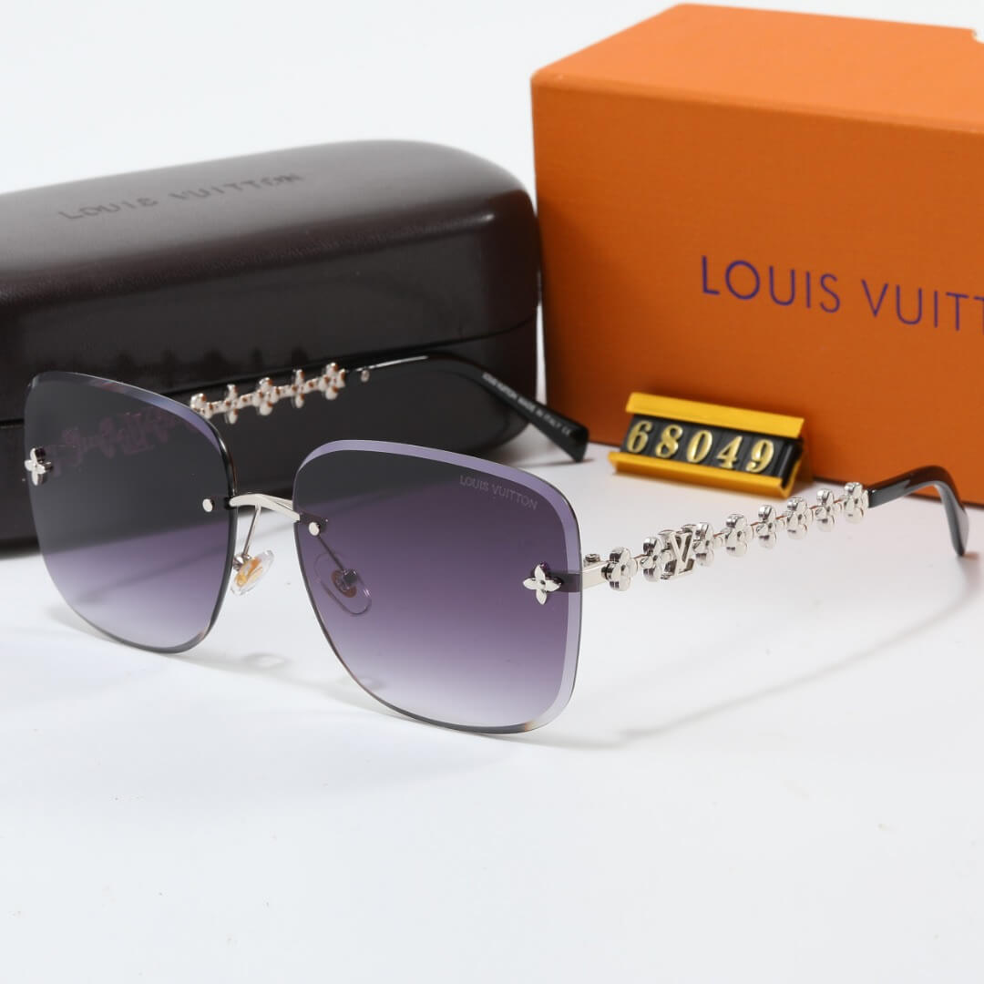 Nuevas gafas de sol sin montura con patillas distintivas