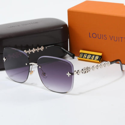Nuevas gafas de sol sin montura con patillas distintivas