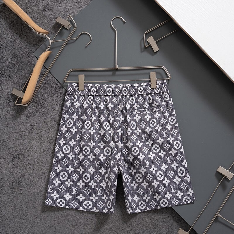 Shorts de playa con estampado completo