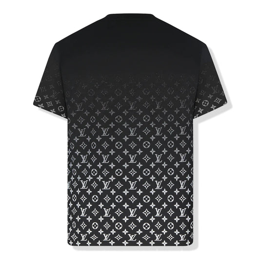 T-SHIRT MONOGRAMME DÉGRADÉ NOIR BLANC 
