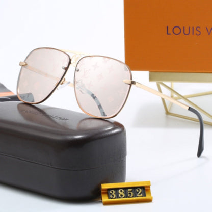 Gafas de sol de aviador con montura metálica minimalista