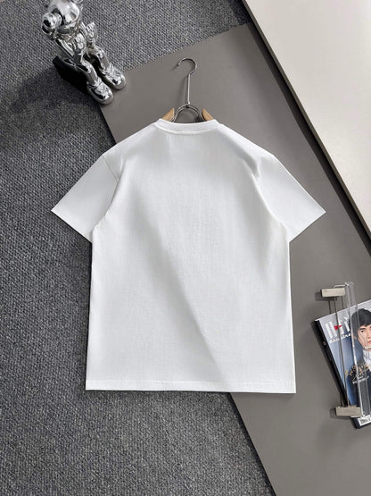 Camiseta clásica con estampado en relieve