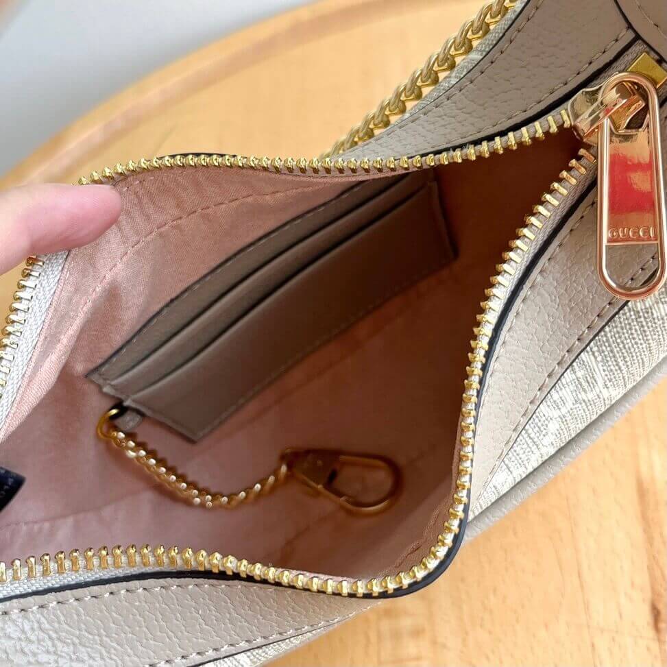 Bolso de hombro vintage de mano en forma de media luna