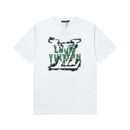 Camiseta con estampado de letras coloridas