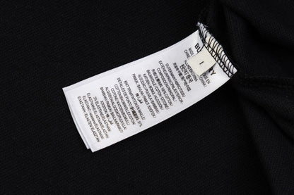 Camiseta polo clásica con cuello a cuadros