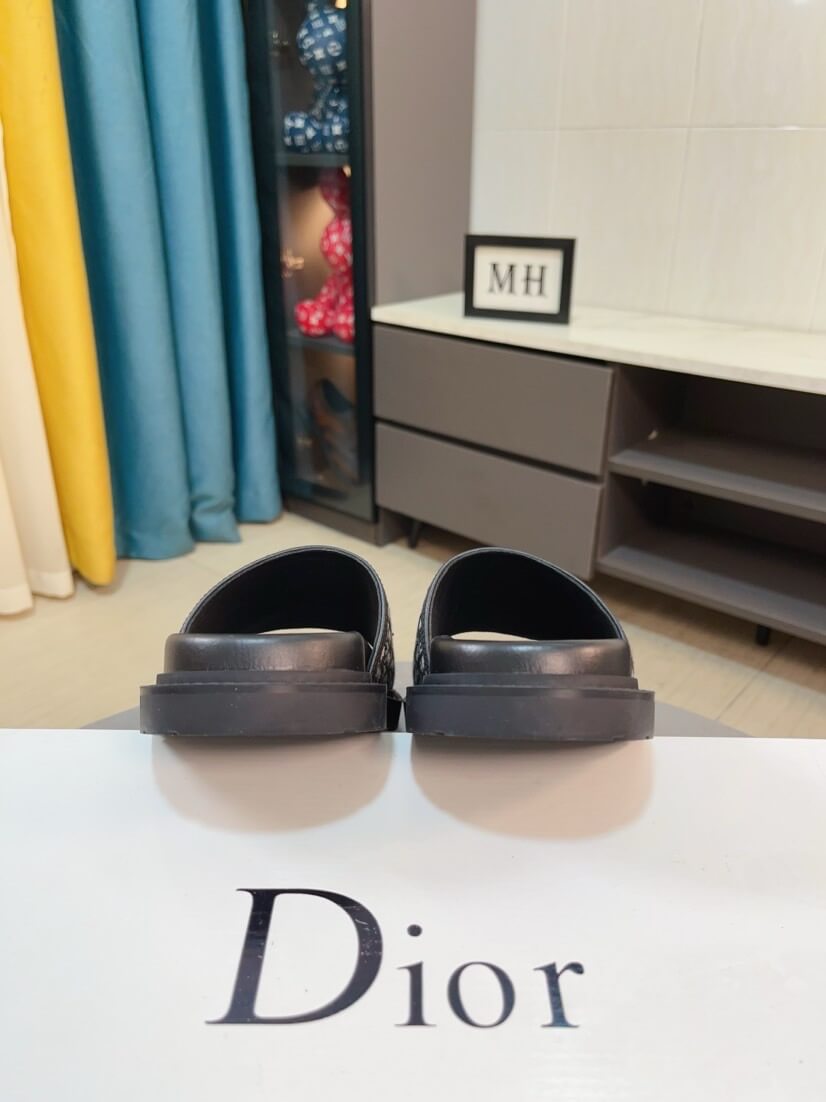 Zapatillas de piel jacquard