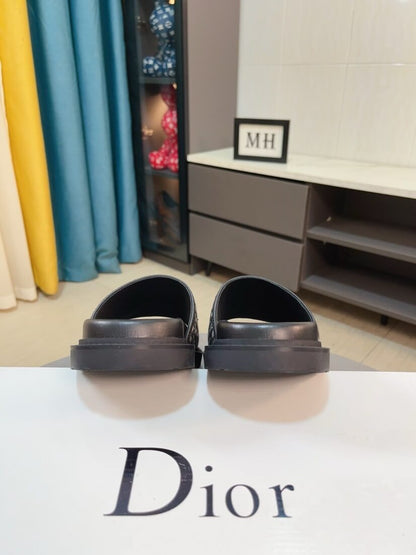 Zapatillas de piel jacquard