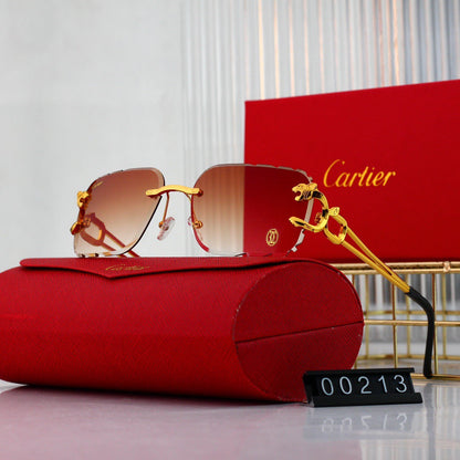 Gafas de sol extragrandes con detalle de aro