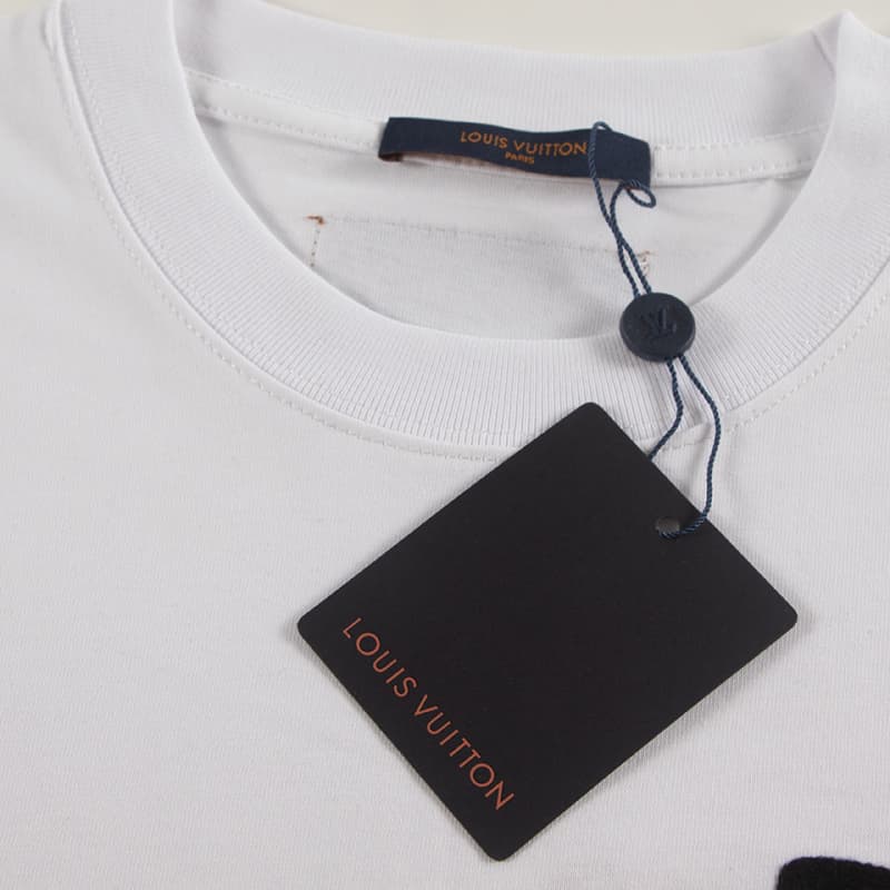 Chenille Patchwork Embroidered Tee