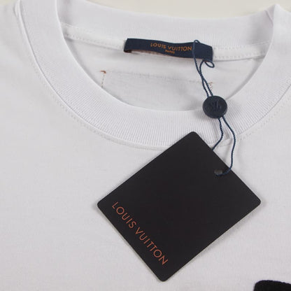 Chenille Patchwork Embroidered Tee