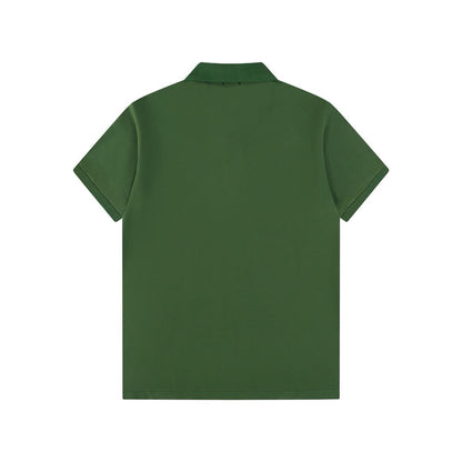Camiseta polo con bordado de caballo de guerra en la cintura
