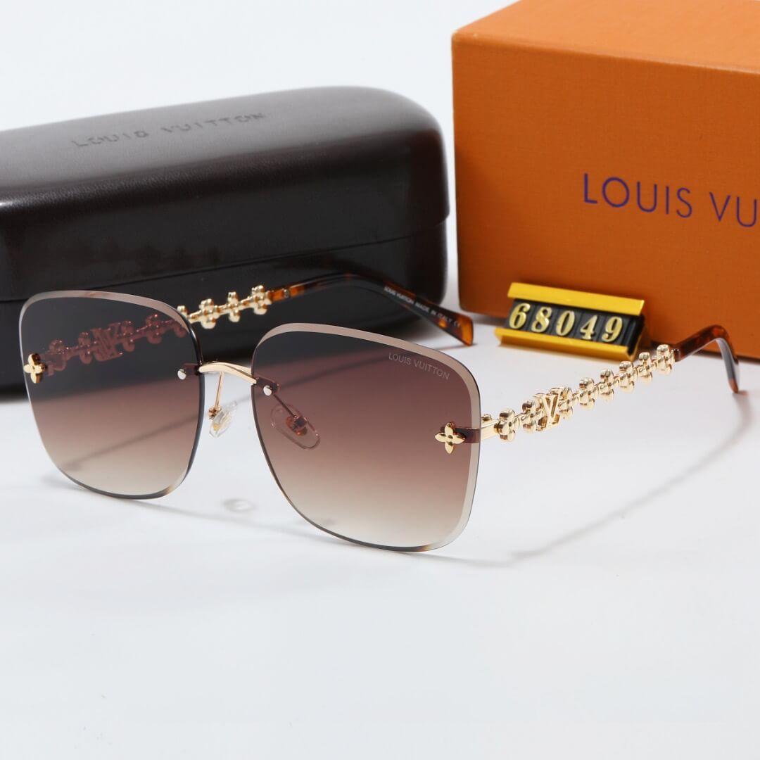 Nuevas gafas de sol sin montura con patillas distintivas